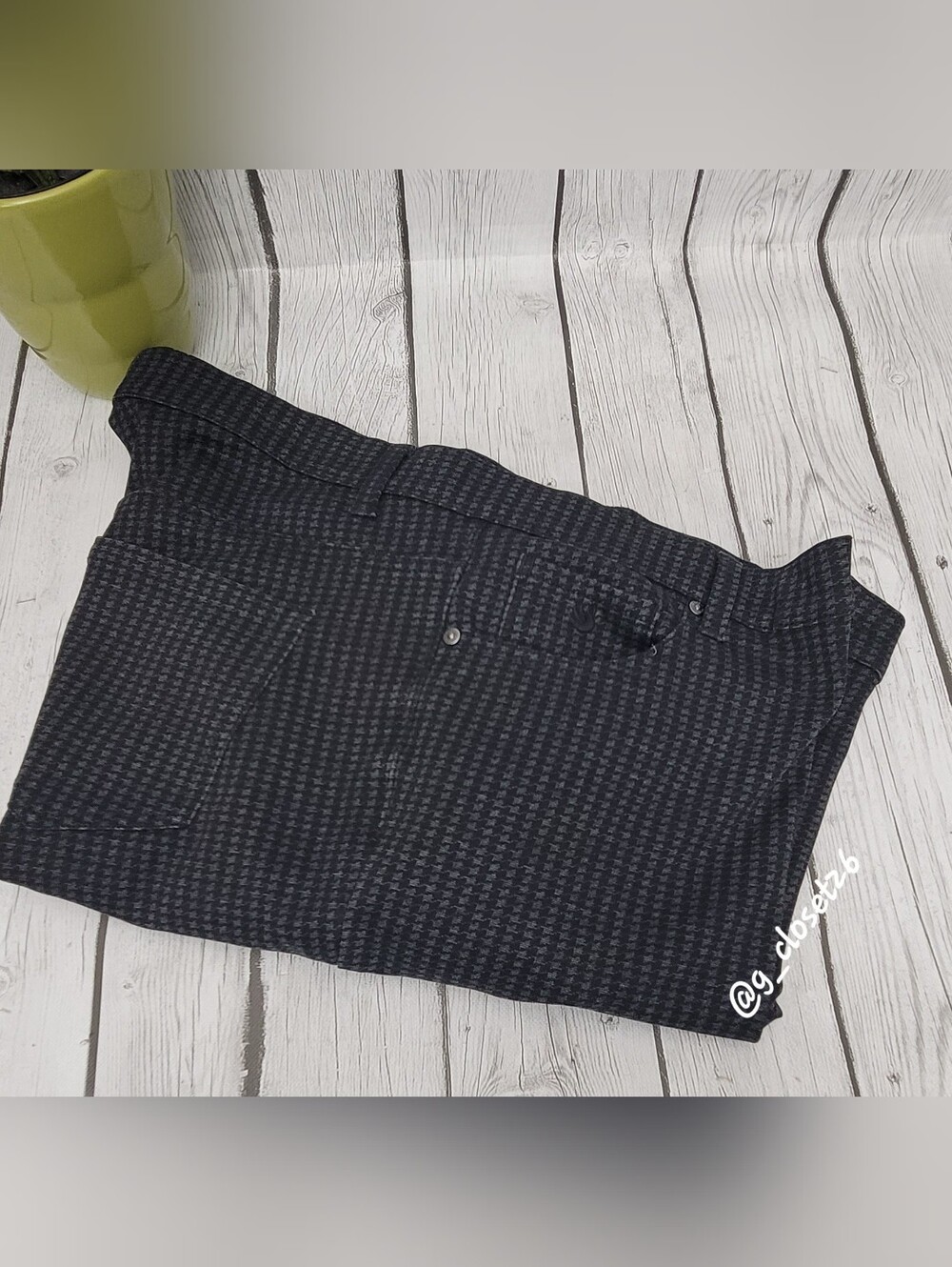 Gloria Vanderbilt Houndstooth Casual Pants